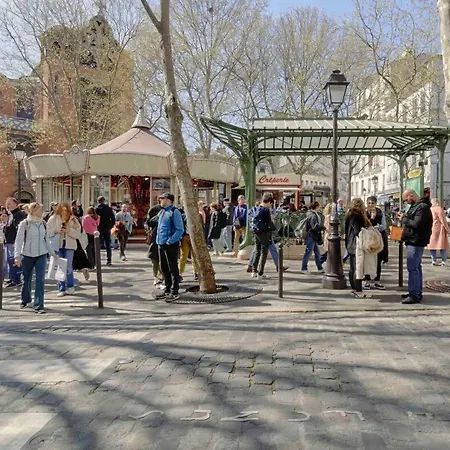 דירה Lovely In The Very Heart Of Montmartre פריז